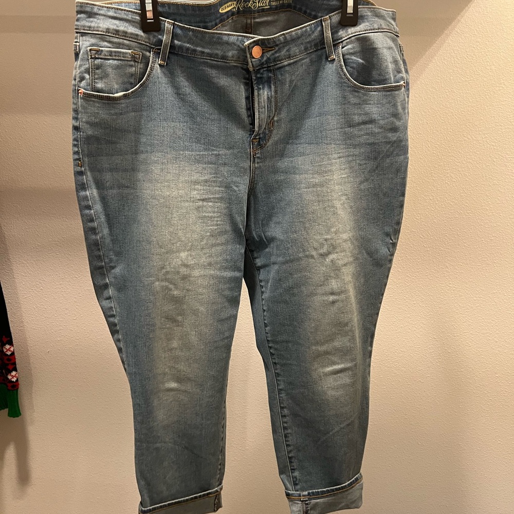 Old Navy Light Blue Women's Ankle Jeans